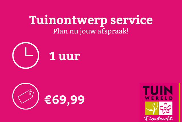 Tuinontwerp service TuinWereld Dordrecht