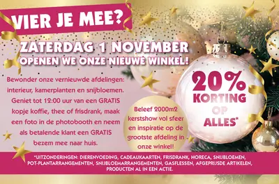 Opening nieuwe winkel!