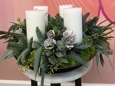 Workshop advents kerststuk