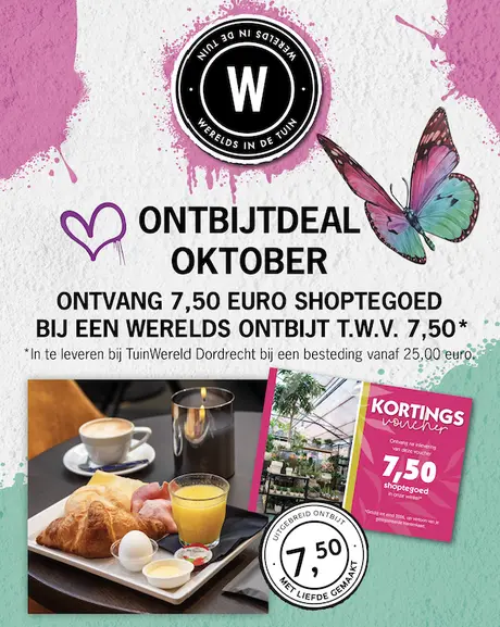 Ontbijt deal Oktober