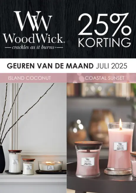 WoodWick geuren van de maand