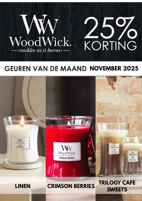 Woodwick geuren van de maand