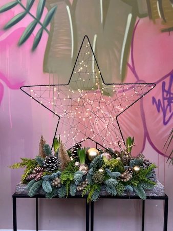 Workshop kerst tafelstuk